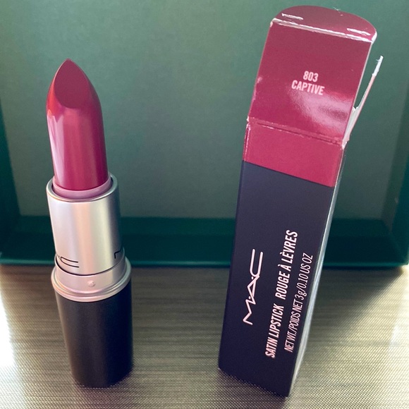 MAC Cosmetics Other - BRAND NEW MAC SATIN LIPSTICK Captive 803 ❤️❤️❤️